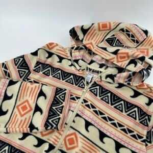 O'Neill Womens XXL Fleece Hoodie Pullover Aztec Geometric Print